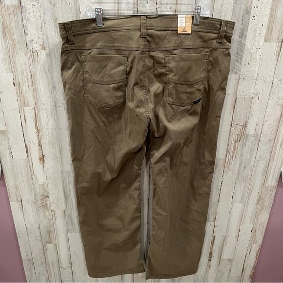 NWT Prana Brion™ Slim Pant II MUD Brown Mens 40X30 - Picture 6 of 8